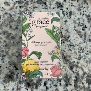 Philosophy Amazing Grace Bergamot Eau de Eoilette 2-oz Spray New Open Box.